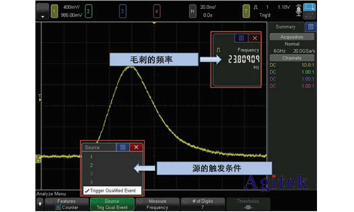 如何設置用示波器存儲的波形有毛刺去除毛刺？(圖8)